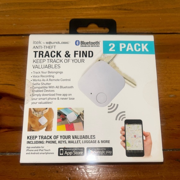 Itek by Soundlogic Anti Theft Track & Find Tags - Picture 1 of 3